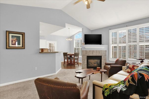 Chandelier, Dining room, Fireplace, Interior, Living room, Wood Texture Flooring