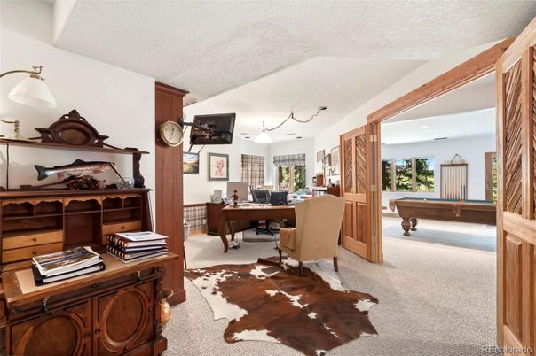 Billiard Table, Home Office, Interior
