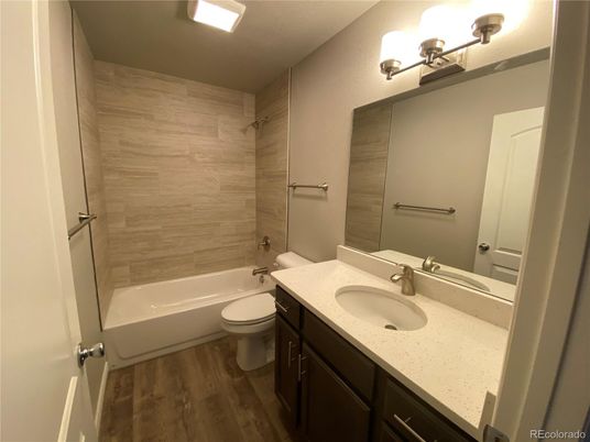 Bathroom, Interior, Wood Texture Flooring