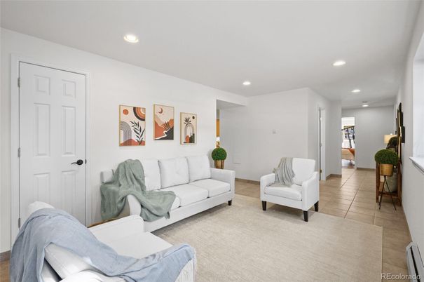 Interior, Living room, Recessed Lighting