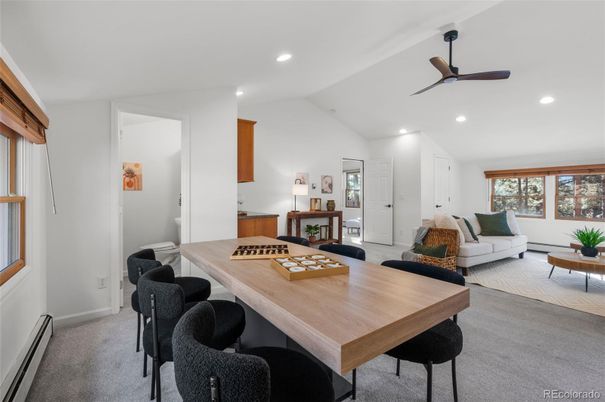 Dining room, Interior, Living room, Recessed Lighting