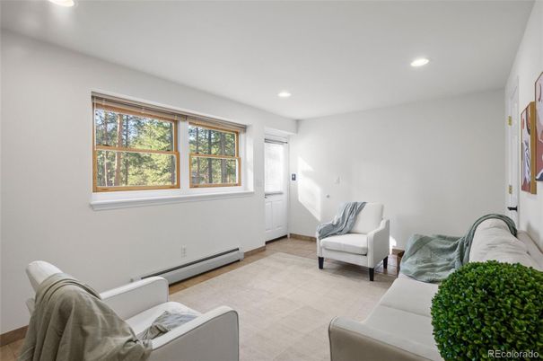 Interior, Living room, Recessed Lighting