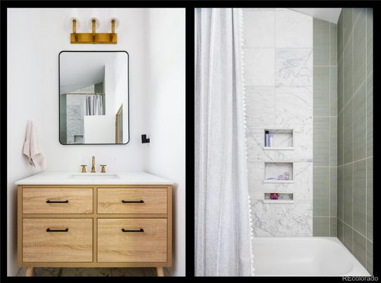 Bathroom, Interior, Marble Walls
