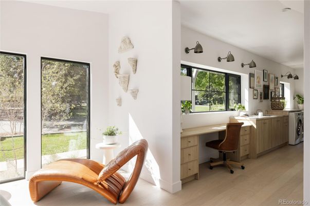 Home Office, Interior, Wood Texture Flooring