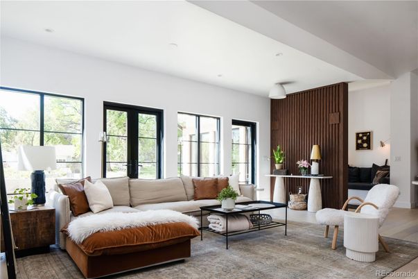 Interior, Living room, Recessed Lighting
