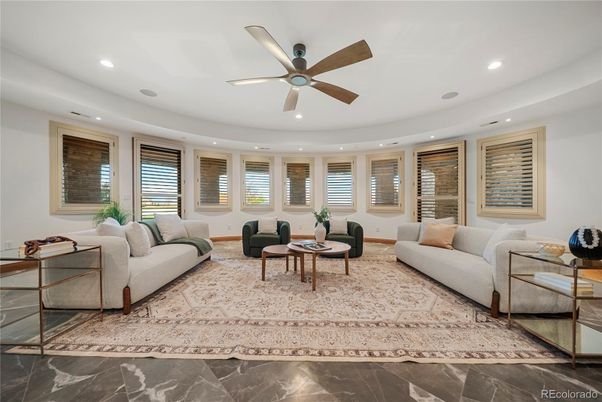 Interior, Living room, Recessed Lighting