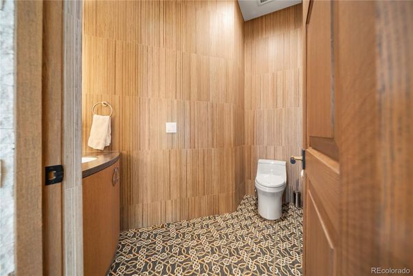 Bathroom, Interior, Wooden Walls