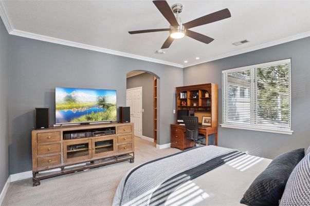 Bedroom, Home Office, Interior, Recessed Lighting