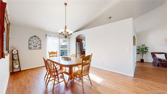 Chandelier, Dining room, Fireplace, Interior, Wood Texture Flooring