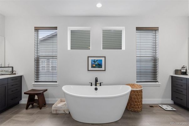 Bathroom, Free Standing Baths, Interior, Recessed Lighting