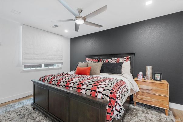 Bedroom, Interior, Recessed Lighting