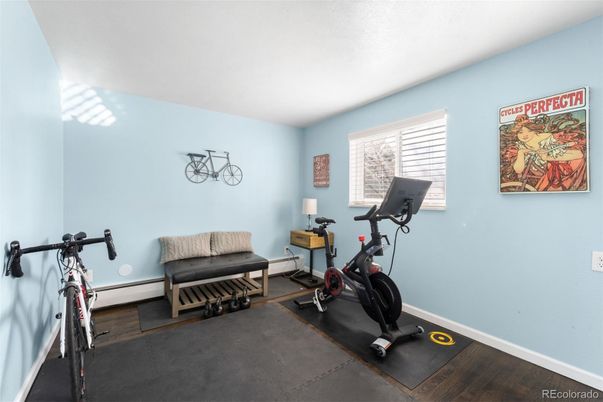 Fitness Equipment, Interior, Wood Texture Flooring