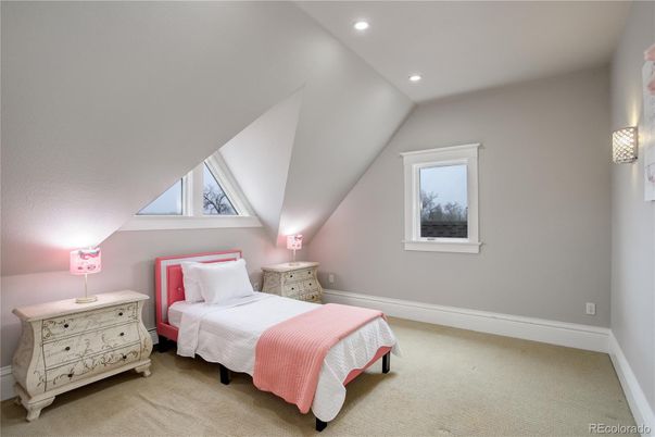 Bedroom, Interior, Recessed Lighting