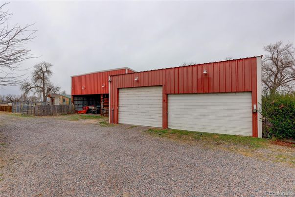 Backyard, Detached Garage, Exterior
