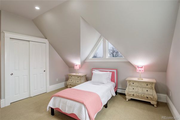 Bedroom, Interior, Recessed Lighting