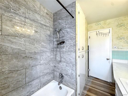 Bathroom, Interior, Wood Texture Flooring