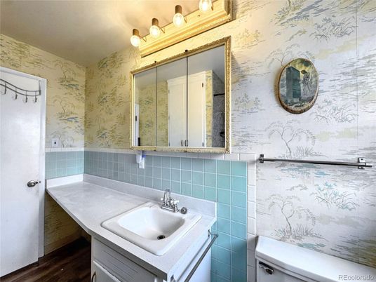 Bathroom, Interior, Wood Texture Flooring