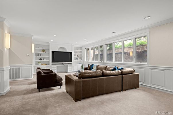 Interior, Living room, Recessed Lighting