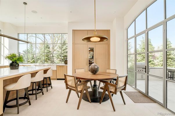 Dining room, Interior, Pendant Lights