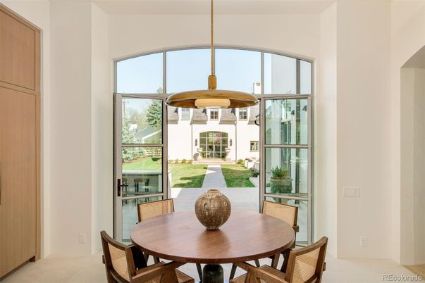 Dining room, Interior, Pendant Lights