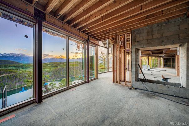 Interior, Stone Walls, Wooden Beams