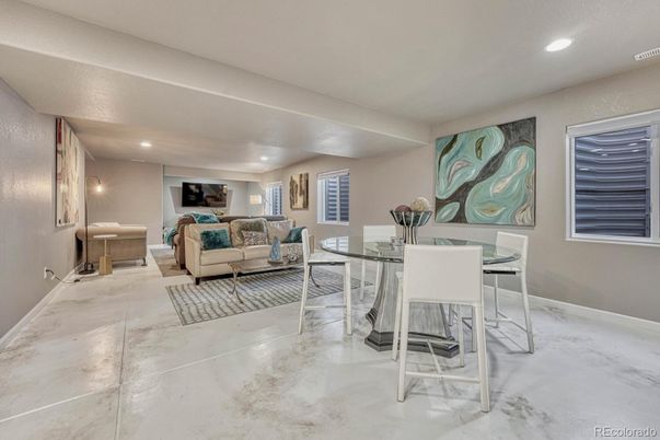 Interior, Living room, Marble, Recessed Lighting