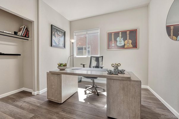 Home Office, Interior, Wood Texture Flooring