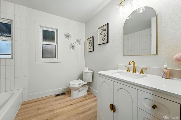 Bathroom, Interior, Wood Texture Flooring
