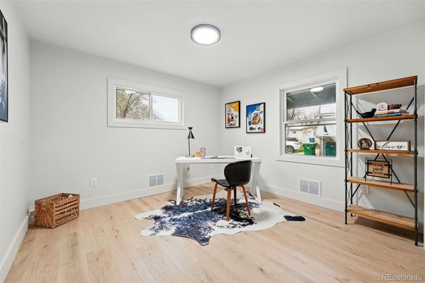 Home Office, Interior, Wood Texture Flooring