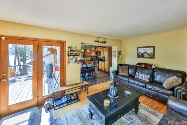 Interior, Kitchen, Living room, Wood Texture Flooring