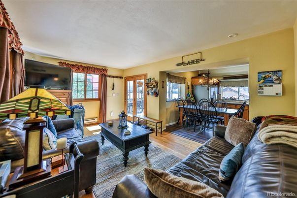 Chandelier, Dining room, Interior, Living room, Wood Texture Flooring