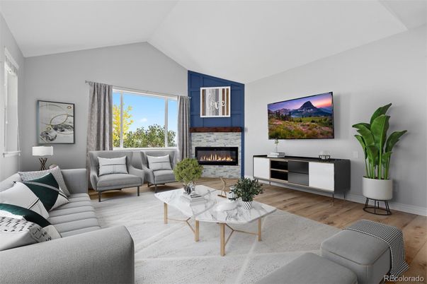 Fireplace, Interior, Living room, Wood Texture Flooring