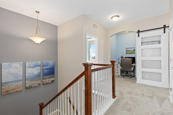 Home Office, Interior, Pendant Lights