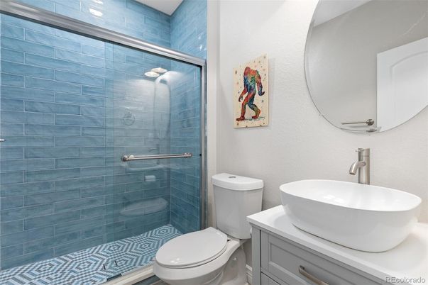 Bathroom, Glass Shower, Interior