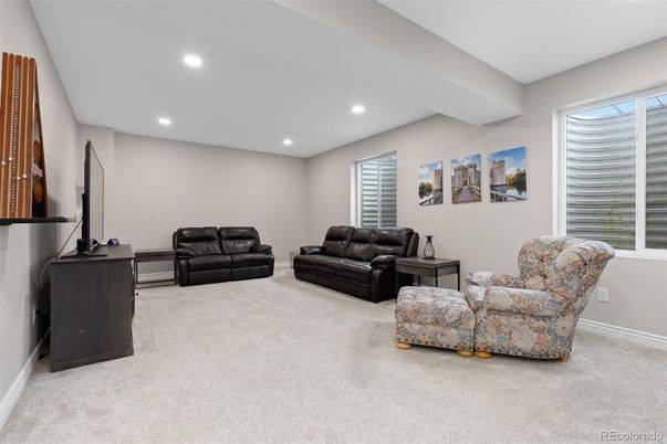 Interior, Living room, Recessed Lighting
