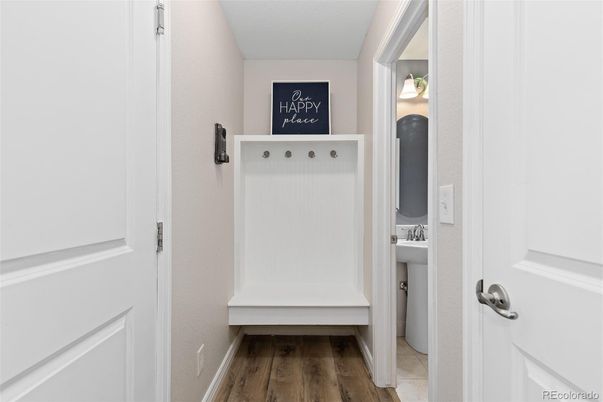 Bathroom, Interior, Wood Texture Flooring
