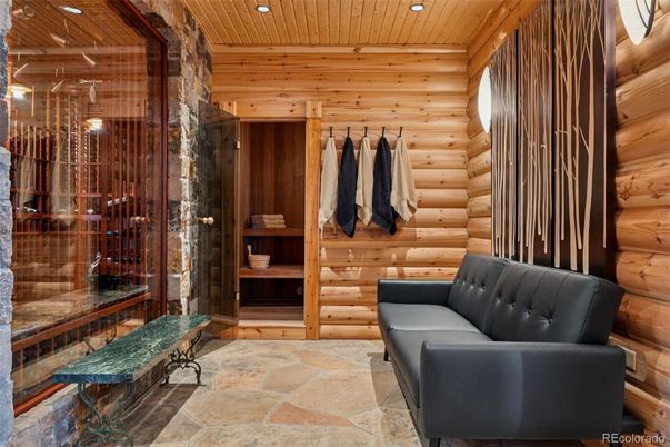 Interior, Recessed Lighting, Wine Storage, Wooden Ceilings, Wooden Walls
