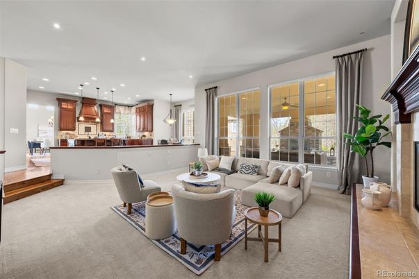 Interior, Kitchen, Living room, Pendant Lights, Recessed Lighting
