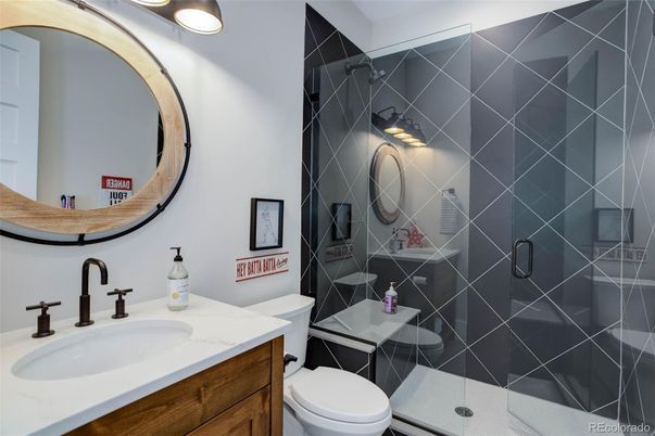 Bathroom, Glass Shower, Interior