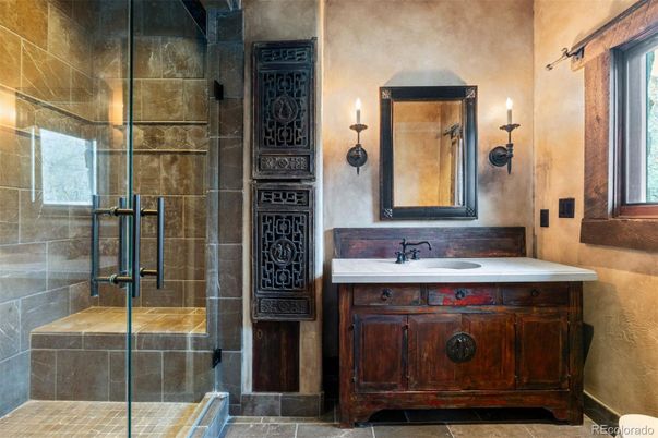 Bathroom, Glass Shower, Interior