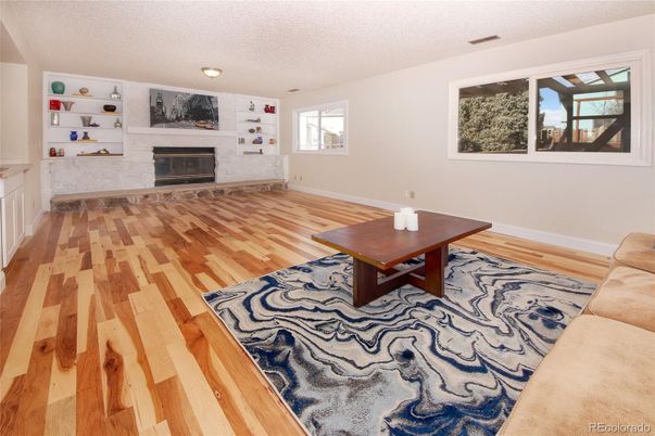 Fireplace, Interior, Wood Texture Flooring