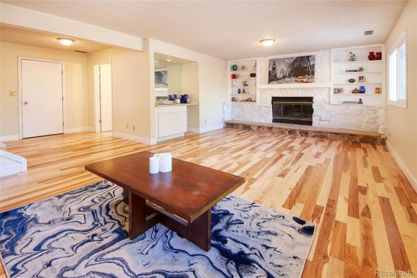 Fireplace, Interior, Wood Texture Flooring
