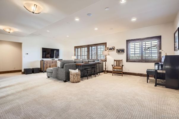 Interior, Living room, Recessed Lighting