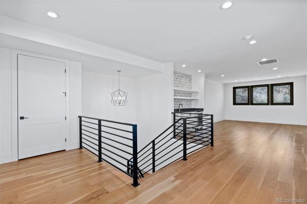 Interior, Pendant Lights, Recessed Lighting, Wood Texture Flooring