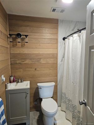 Bathroom, Interior, Wooden Walls