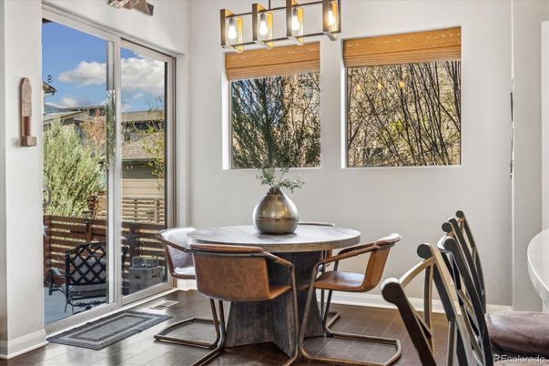 Dining room, Interior, Wood Texture Flooring
