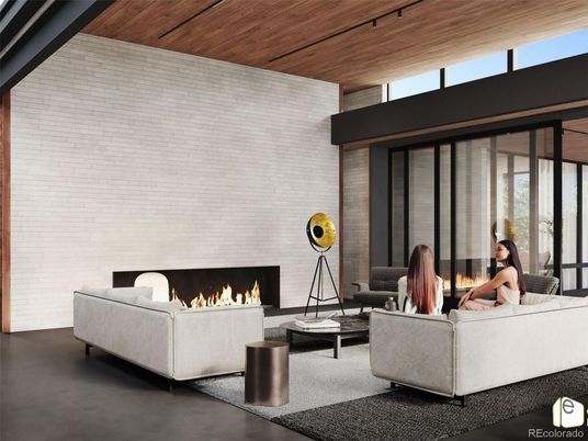 Fireplace, Interior, Living room, Stone Walls, Wooden Ceilings