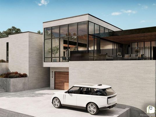 Attached, Exterior, Facade, Modern