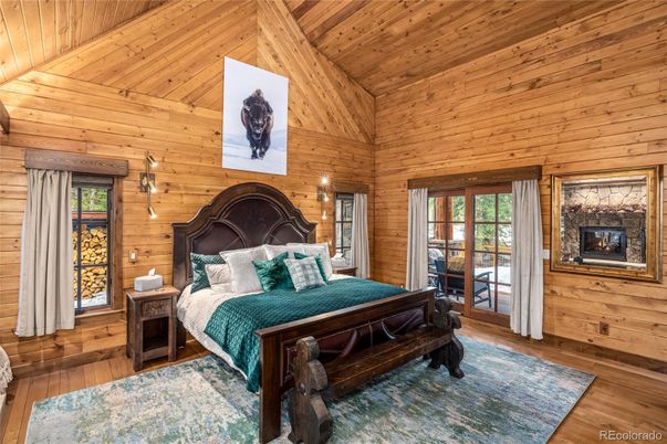 Bedroom, Interior, Wooden Ceilings, Wood Texture Flooring, Wooden Walls
