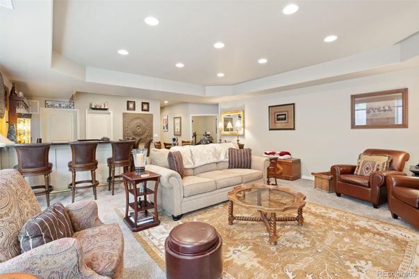 Interior, Living room, Recessed Lighting